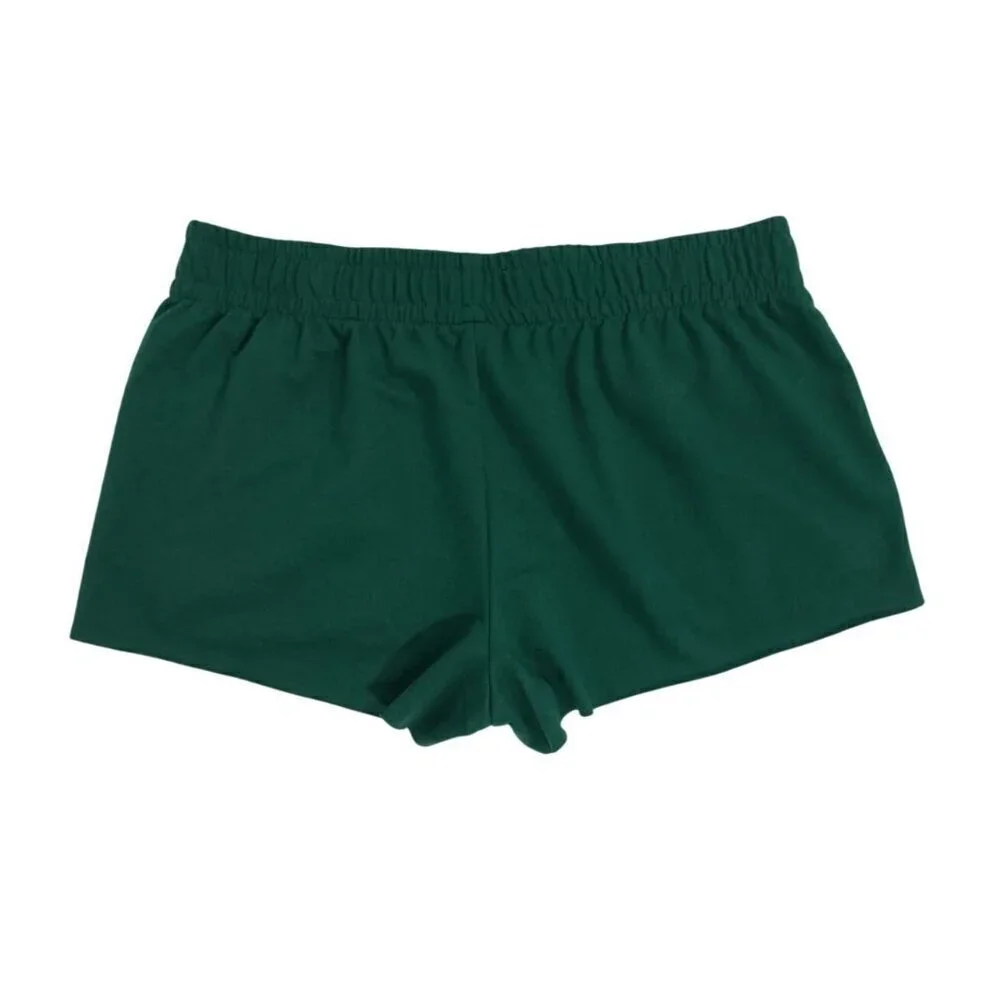 Wild Fable Green Elastic Waist Womens Shorts Size Large Cotton Blend.